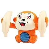 Roll & Glow Monkey Crawling Baby Toy con Luces y Sonidos a Partir de 6 Meses
