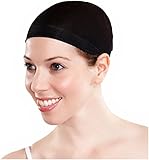 CoverYourHair Black Wig Cap - Soft And Comfy Wig Cap In Black,One Size