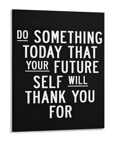 Funny Workspace Motivational Canvas Poster Office Wall Art Humorous Quote for Inspirational Office Decor(Framed,08x12inch(20x30c