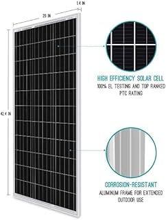Renogy 400W 12V RV Solar Panel Kit, 4*100 Watt Monocrystalline Solar Panel, Adventurer 30A LCD PWM Charge Controller, BT1 Bluetooth Module,Mounting Brackets, Y-Connectors, Cables for Off-Grid System