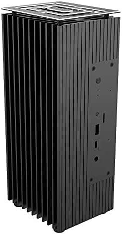 Akasa Turing A50 MKII | Designed for ASUS PN51 & PN50 with 5000 & 4000 Series Up to AMD Ryzen 7 | 100% Aluminium Case | Fanless Passive CPU Cooling | Support 2.5" SATA HDD SSD | A-NUC62-M1BV2