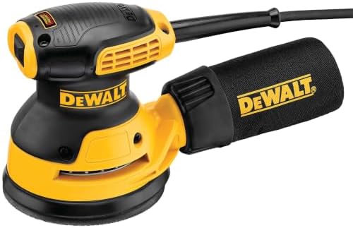 DEWALT Orbital Sander, 5 Inch Palm Sander Tool, 12,000 OPM (DWE64...