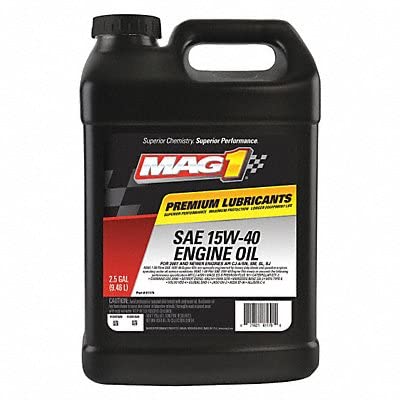 Aceite para motor diésel 15W-40 de 2.5 galones