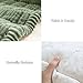FUNNY FUZZY Pet Couch Covers for Sofa, Washable Dog Couch Cover Protector for Dogs, Flannel Couch Covers for Dogs Pet Friendly Pets Mat Bed Sofa Cover (Dark Green, 27.6