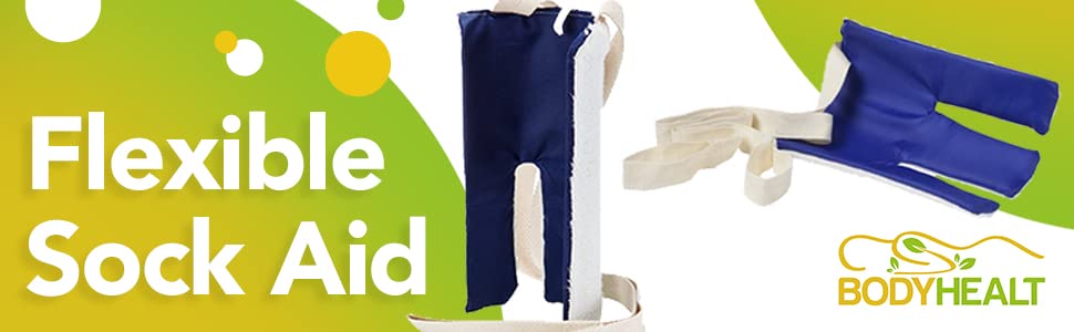BodyHealt-Flexible-Sock-Aid-Tool-Deluxe-Dressing-Aid-for-Elderly-Disabled-Diabetic-Pants-Assist-for-Pregnancy-Socks-helper-with-Long-Handles-Pulling-Assist-Device-for-compression-stockings