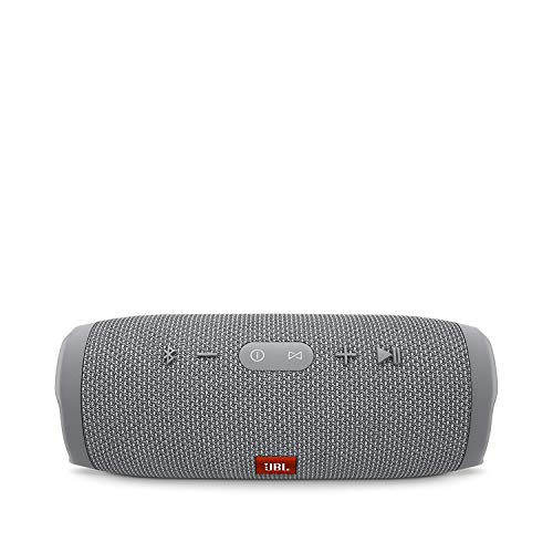 Image of JBL Charge 3 JBLCHARGE3GRAYEU Powerful Portable Speaker with Built-in Powerbank (Gray)
