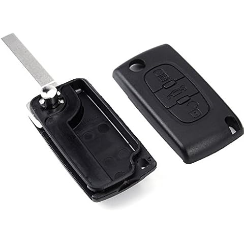 Carcasa de mando para Peugeot 407/407 SW de 3 botones Cover