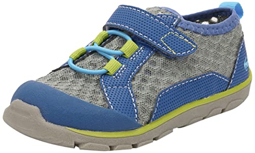 See Kai Run - Anker Water-Friendly Active Shoe for Little Kids, Gray/Multi, Toddler 5