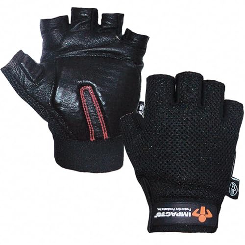Anti-Vibration Gloves, M, Black, PR
