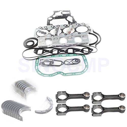 Kit joint 4JB1 Turbo avec bielles et roulements pour moteur Isuzu 2.8L