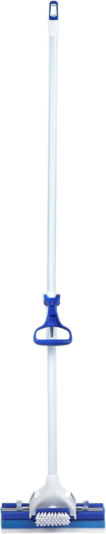 Magic Eraser Roller Floor Mop, White/Blue