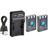 NinoLite 4点セット NB-1L / NB-1LH 互換 バッテリー2個 +USB型 充電器 +海外用交換プラグ 、キャノン Canon 対応 dc17nb1lhx2_t.k.gai