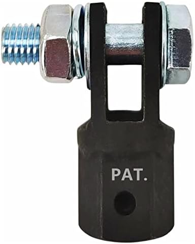 1/2" Scissor Jack Adapter Drill Adapter for Use with 1/2 Inch Drive/Impact Drills/Ratchet or Standard Drive Sockets or 13/16 Inch Lug Wrench/Tire Iron Make Your Scissor Jacks Lifting Easier (1)