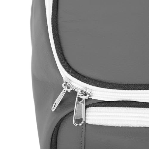 Bolsa para sapatos de golfe, couro PU resistente ao desgaste, portátil, porta-armazenamento para via