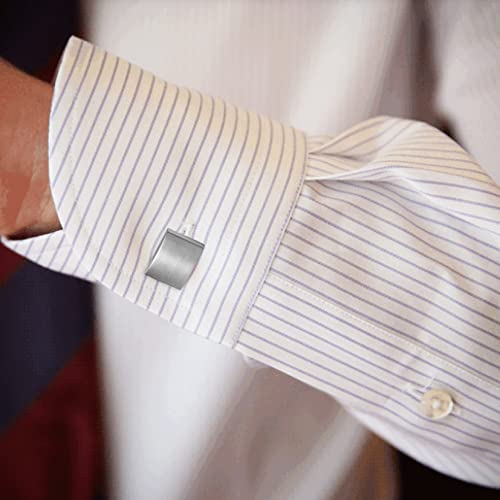 Fibo Steel Stainless Steel Classic Cufflinks For Men Wedding Business Mens Father's Day Dad Birthday Gifts #TOP4