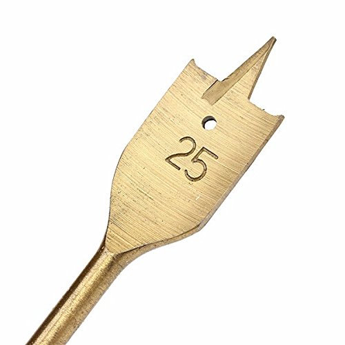 EsportsMJJ 13Pcs 1/4 Pulgadas De Caña De Titanio Recubierto 6-35 mm Máquina Plana De Madera Pala Brocas Taladradoras Set
