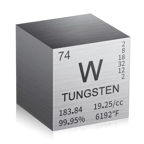 Pevfeciy 3.81cm Wolfram Metallwürfel