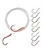 Gamakatsu 415308: Kokanee 2 Hook Snell Red 4