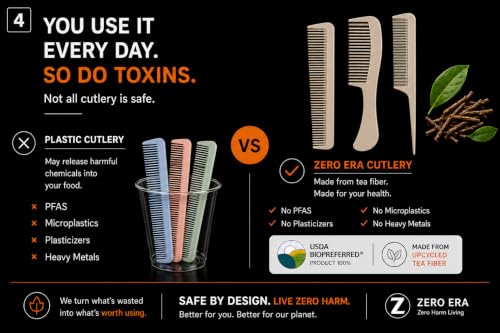 Peine Zero Era Bio-Based Tea Fiber 1 unidad miniatura 4