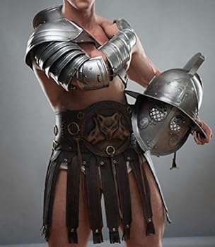 Kaufe Mittelalterliche Rüstung Spartan Muscle Armor Brustplatte 300 Movie Armor Helm Red Plum Roman Warriors Kostüm zum Preis ab 331