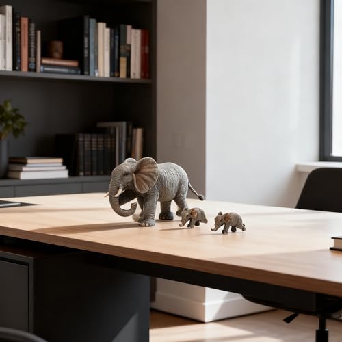 Figuras Familia Elefante Yoga 3 Piezas Decoración Hogar miniatura 5