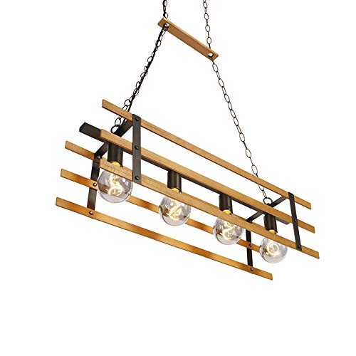Lámpara Colgante Industrial Negra Malla 4 Luces - Cage | Leroy Merlin