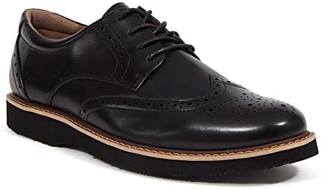 Deer Stags Men's WALKMASTER Wing TIP Oxford 1, Black, 11 Wide Review | Image 3