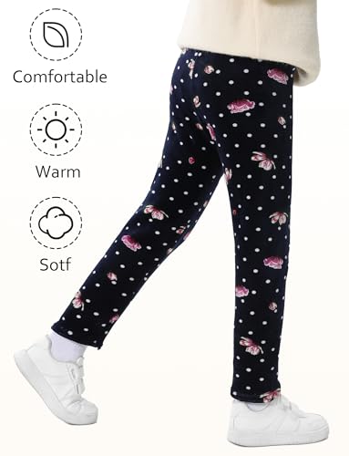 Happy Cherry Leggings for Girls Soft Comfortable Ankle Length Printed Leggings for Kids Yoga Pants3