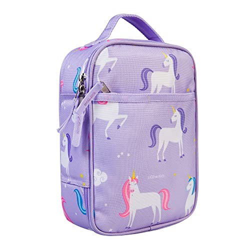 Wildkin ECO rPET Insulated Original Lunch Bag – Durable, Stylish, Ideal for School & Travel - Unicorn