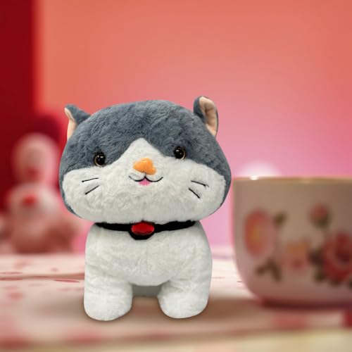Image of ADORA Cute Cat Soft Toy | Super Soft Stuffed Cat Plush Teddy | Adorable Small Cat Teddy Bear for Kids & Girls for Birthday & Special Occasions