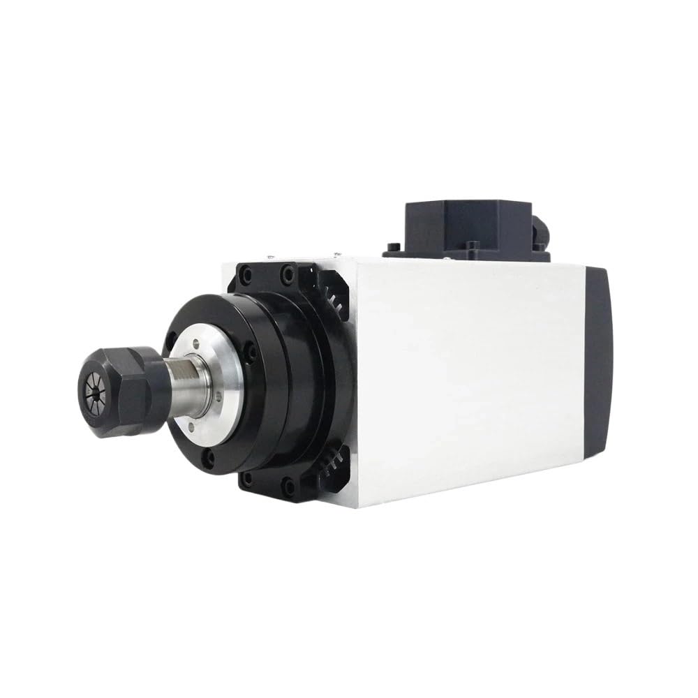 Quadrato 300Hz del motore mandrino raffreddato ad aria di di 3KW ER20 for la fresatrice 'incisione del router di lavorazione del legno(3KW 220V)