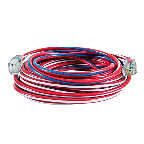 Southwire 2548SWUSA1E 50-Foot Contractor Grade 12/3 with Lighted ...