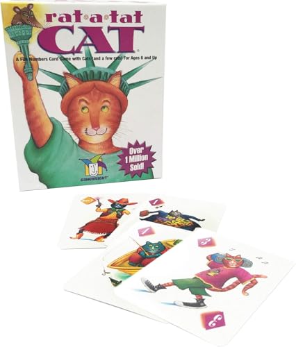 Gamewright Rat‑A‑Tat Cat Card Game – Family Board Games &