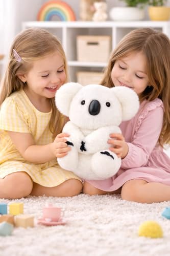 Image of Cute White Koala Soft Toy | Ultra Soft Plush Stuffed Animal for Kids | Hugable Teddy Bear Doll for Boys & Girls | Home Decor & Gift Item | 45cms