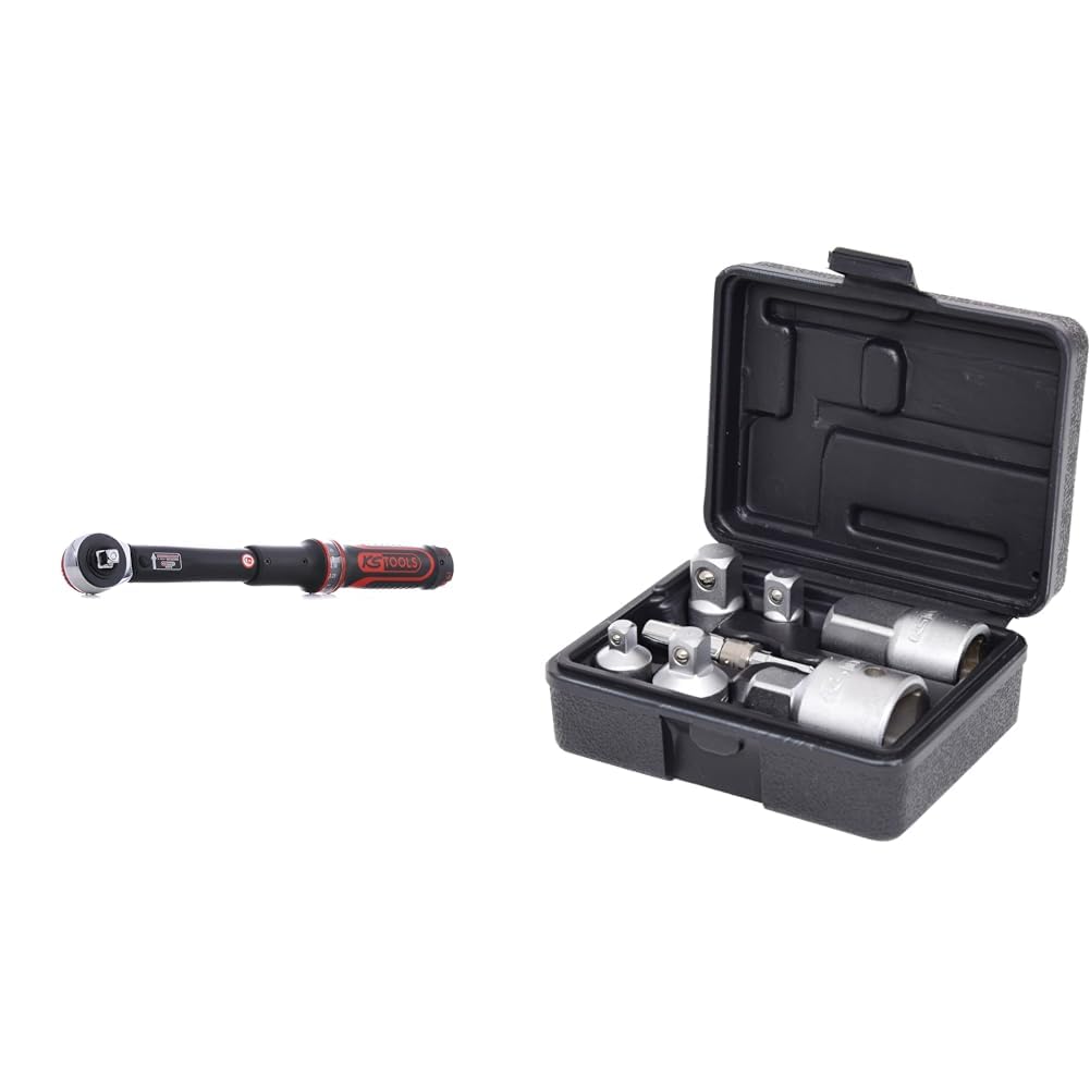 Clé dynamométrique 3/8 KS TOOLS 10-50 nm avec adaptateurs pour auto et moto