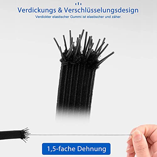 2 Stücke Gepäckspanner, Expander mit Haken, Spanngurte mit Haken, Spanngurte Kurz Mit 4 Schiebeschnalle, Spanngurt Fahrrad, Gepäckträger âSpanngurt für Motorrad Fahrrad usw (2 Stücke, 60cm) – Bild 5