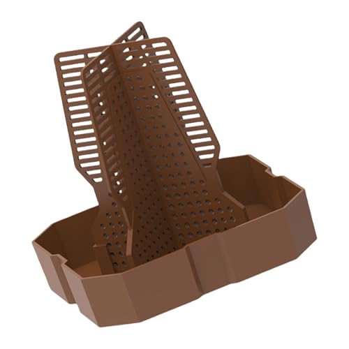 AntiEscape 爬虫類用フードディッシュ ライブ用 ヤモリ トカゲ ドラゴン 両生類 ペットの爬虫類 フィーダー ライブ コオロギ用 自己給餌を促進