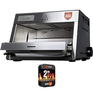 Otto Wilde The Otto Grill Pro Outdoor Infrared Steak Grill Bundle with 2 YR CPS Enhanced Protection Pack