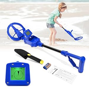 TELAM Kids Metal Detector, Adjustable High Sensitivity Waterproof Outdoor Metal Finder with LCD and SOUND Indication…