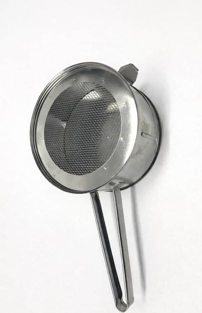 Dorello Stainless Steel Popcorn Popper Pan with Strainer, Stovetop Popcorn Maker for Easy and Healthy Popcorn