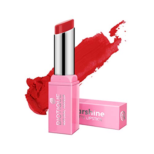 Image of Biotique Natural Makeup Starshine Matte Lipstick, Pansy Popsicle