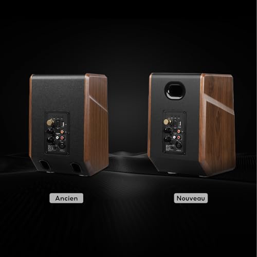 Image of AIYIMA S700 Active Bluetooth Bookshelf Speakers，100W Powered TV Speakers with 5.25 Inch Woofer, with SUB Output,Bluetooth /Optical /ARC /RCA /USB Input for Home Audio, PC and TV