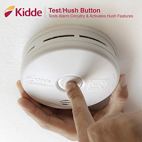 Kidde 21010170 10 Year Smoke and Carbon Monoxide Alarm Detector | Photoelectric | Kitchen | Model P3010K-CO