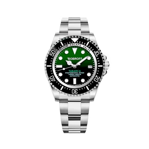 Bobroff Tabarca BF0002J1 montre homme automatique verte idéale pour exploration marine