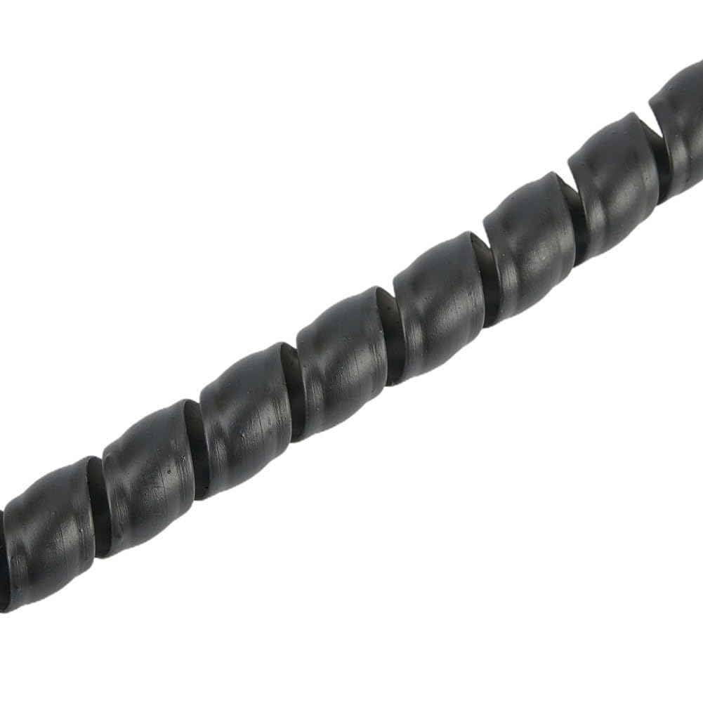 Osłona na przewód spiralny, długość 25 m, D20 mm, do ochrony kabli i węża hydraulicznego, elastyczna, trudnopalna
