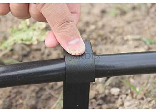 Suinga 100 Pack 16mm Drip Irrigation Link - Polypropylene, Black, Black/White - Image 4