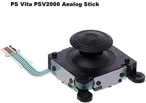 Pegly Replacement Parts Analog Stick Joystick for PlayStation Vita PCH-2000 PSV 2000 Black