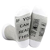 LEVLO Vanderpump Inspired Gift If You Can Read This I'm Watching Vanderpump Cotton Socks for Fans (2 pairs/set)