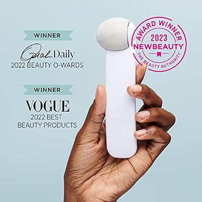 StackedSkincare Cryo Sculpting Ice Roller for Face & Eyes Stainless Steel Facial Ice Roller for Puffiness, Redness & Cooling Facial Massage Designed by an Aesthetician
