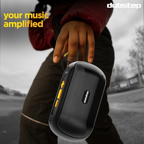 Image of Dubstep Pop 1400 Wireless Speaker with 14W Output, 16 Hrs Playtime, 52mm Dynamic Driver, TWS Pairing (Black)